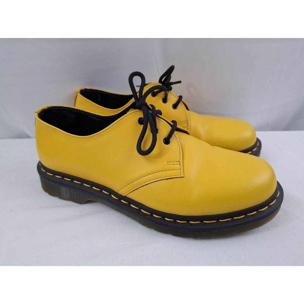 Dr Doc Martens 1461 Iced II Yellow Buttersoft Leather Oxford Men's 8 Women's 9